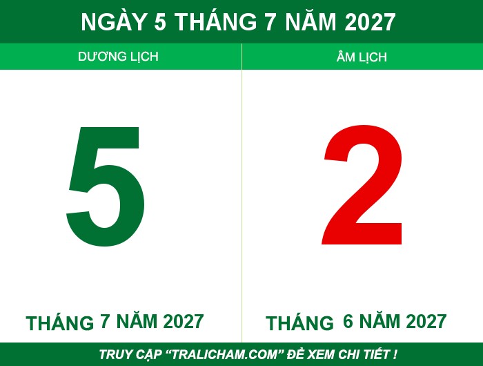 Ngày 5 tháng 7 năm 2027