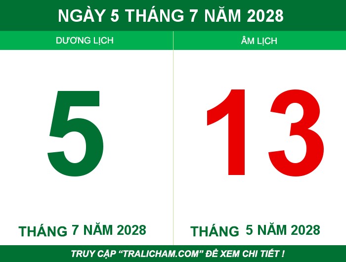 Ngày 5 tháng 7 năm 2028