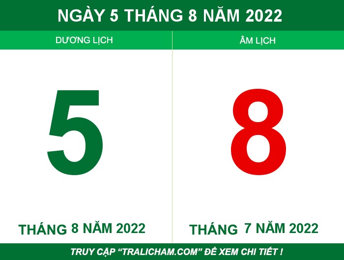 Ngày 5 tháng 8 năm 2022
