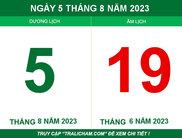 Ngày 5 tháng 8 năm 2023