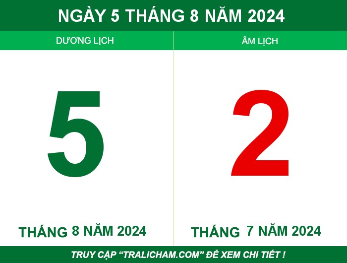 Ngày 5 tháng 8 năm 2024