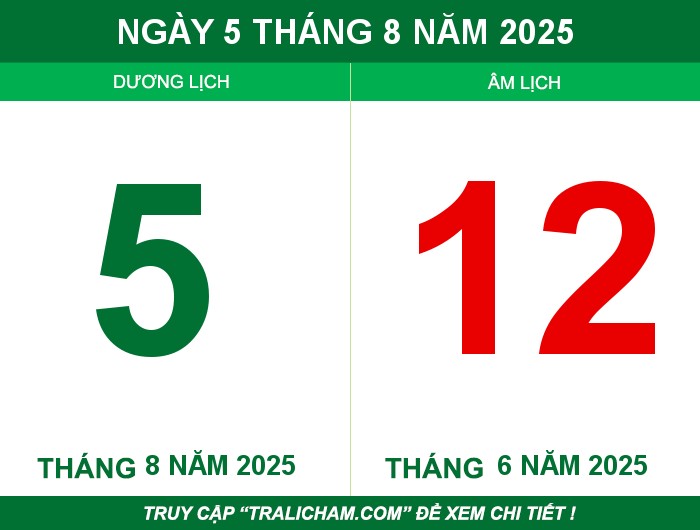 Ngày 5 tháng 8 năm 2025