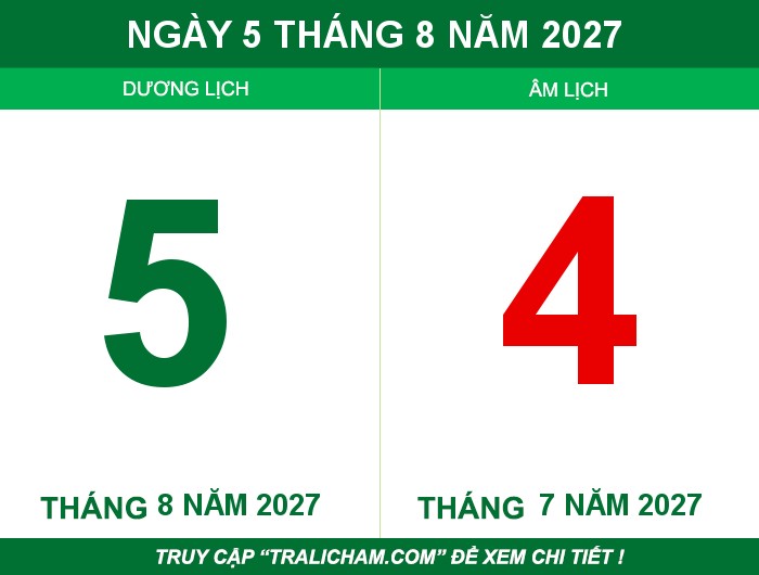 Ngày 5 tháng 8 năm 2027