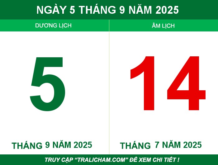 Ngày 5 tháng 9 năm 2025