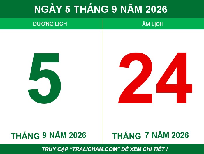 Ngày 5 tháng 9 năm 2026