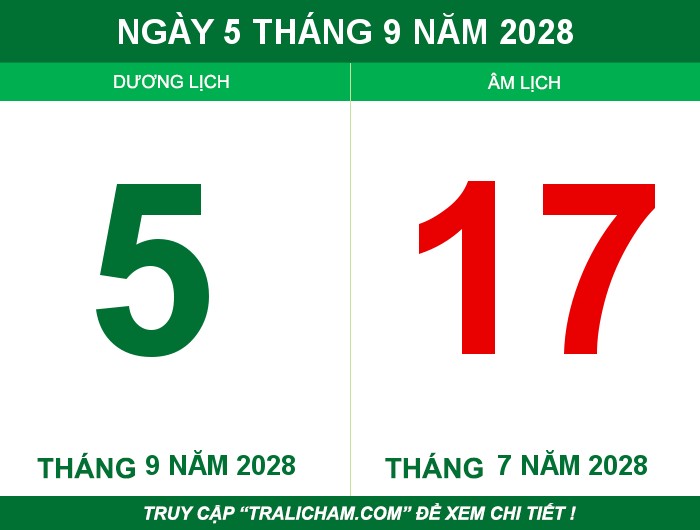 Ngày 5 tháng 9 năm 2028