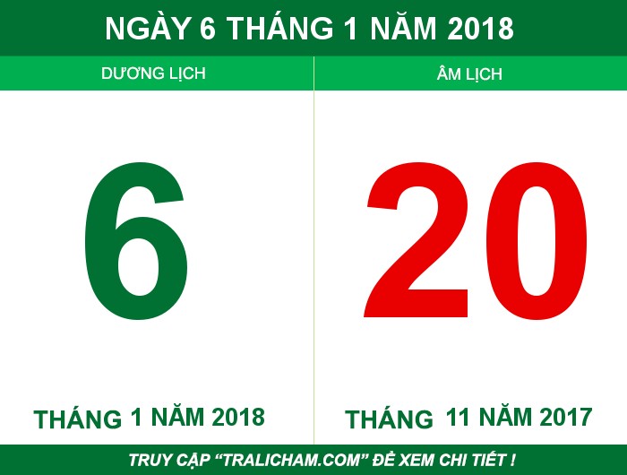 Ngày 6 tháng 1 năm 2018