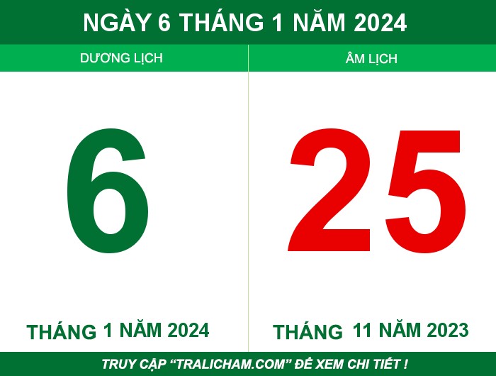 Ngày 6 tháng 1 năm 2024