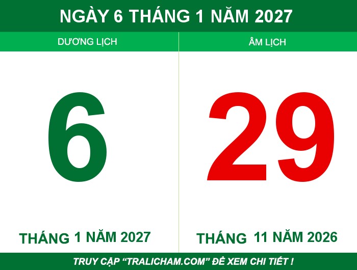 Ngày 6 tháng 1 năm 2027