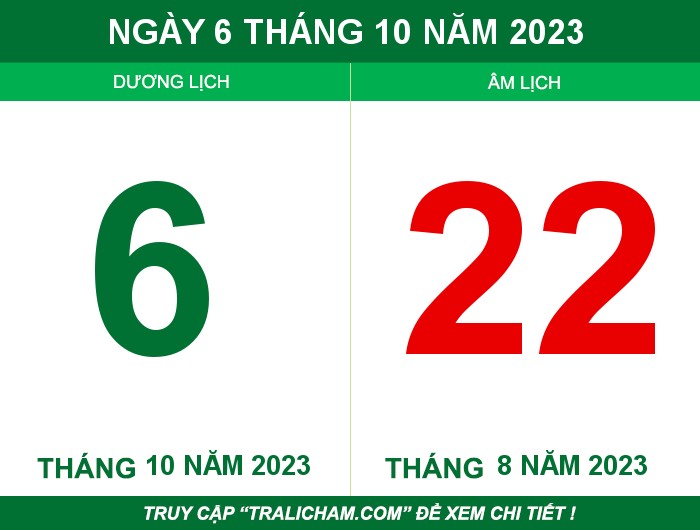 Ngày 6 tháng 10 năm 2023