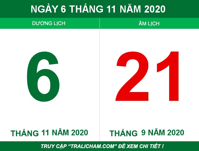 Ngày 6 tháng 11 năm 2020