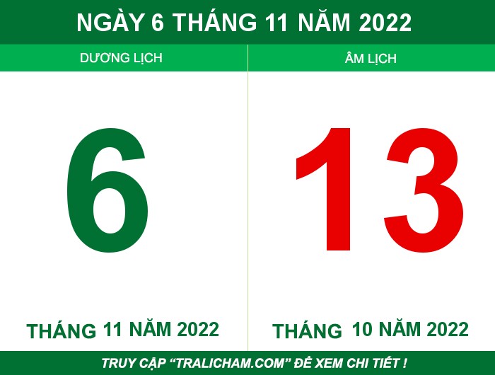 Ngày 6 tháng 11 năm 2022