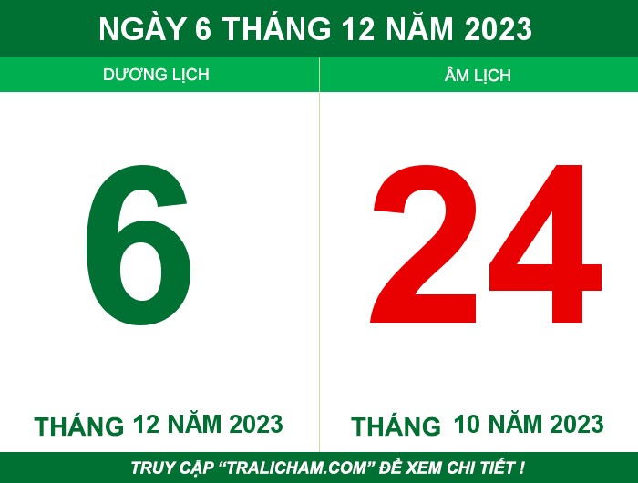 Ngày 6 tháng 12 năm 2023