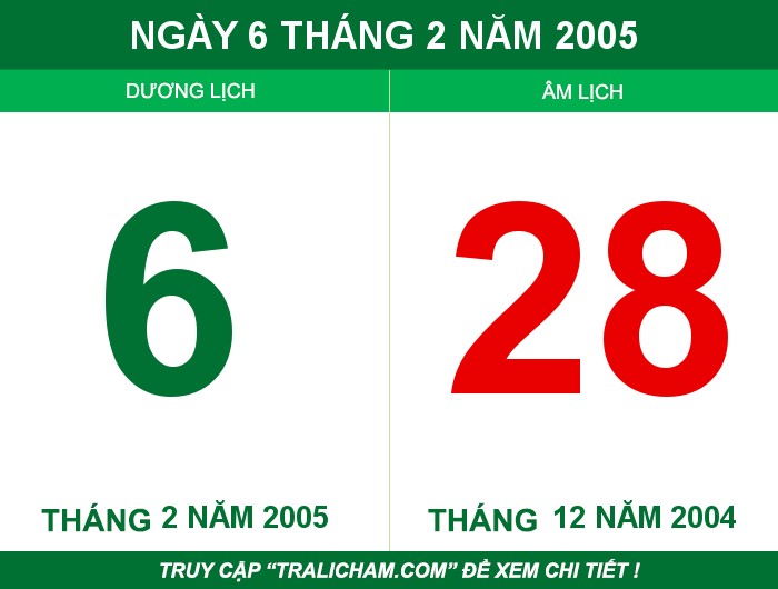 Ngày 6 tháng 2 năm 2005