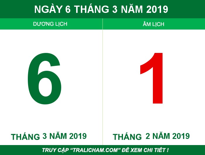 Ngày 6 tháng 3 năm 2019