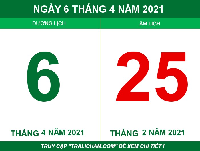 Ngày 6 tháng 4 năm 2021