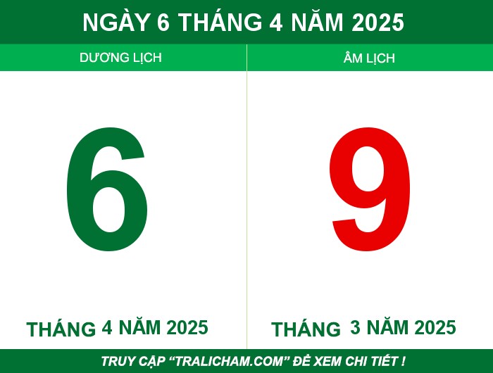 Ngày 6 tháng 4 năm 2025