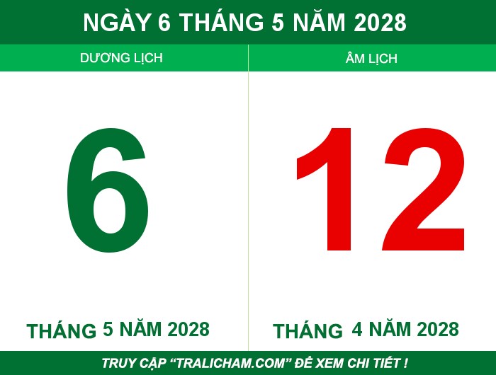 Ngày 6 tháng 5 năm 2028