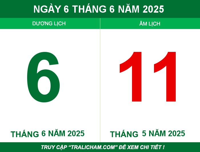 Ngày 6 tháng 6 năm 2025