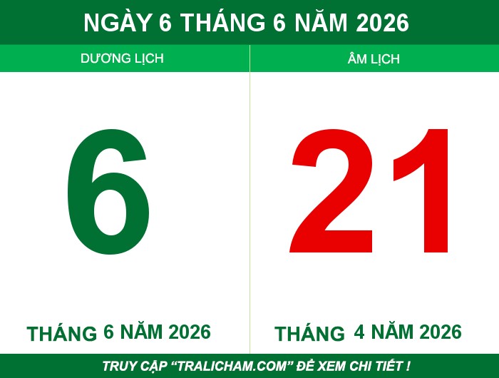 Ngày 6 tháng 6 năm 2026