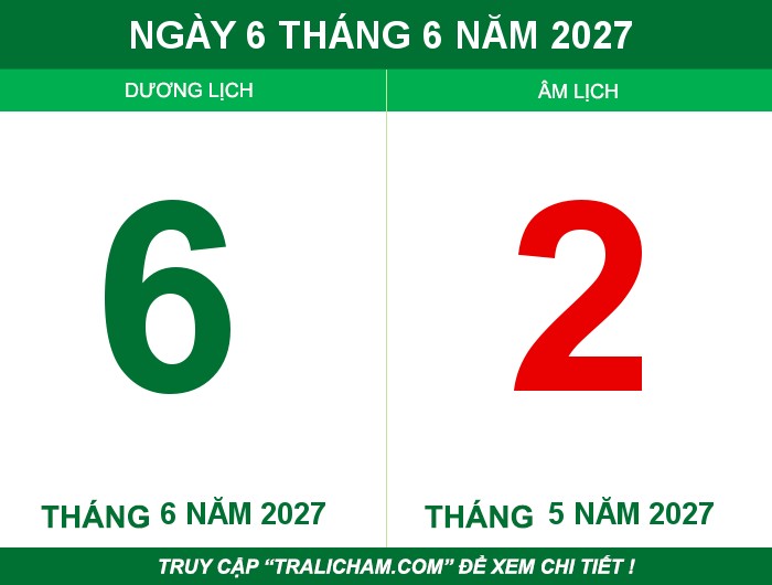 Ngày 6 tháng 6 năm 2027