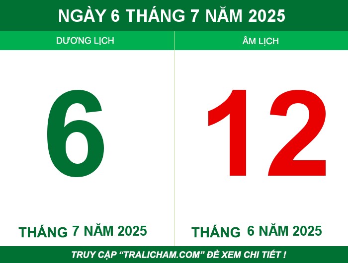 Ngày 6 tháng 7 năm 2025