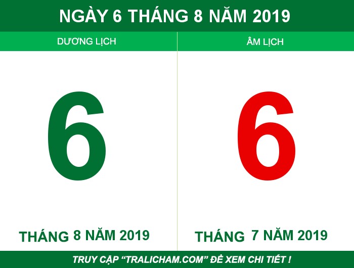 Ngày 6 tháng 8 năm 2019