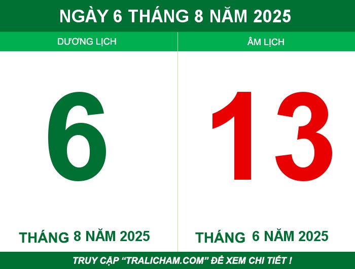 Ngày 6 tháng 8 năm 2025