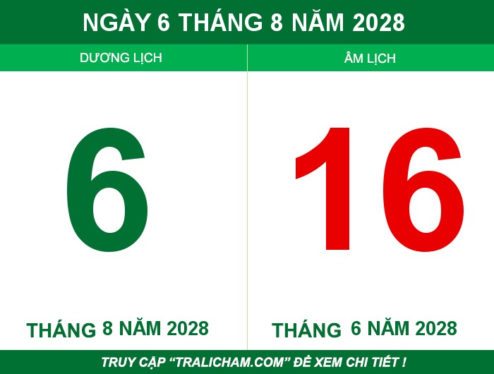 Ngày 6 tháng 8 năm 2028