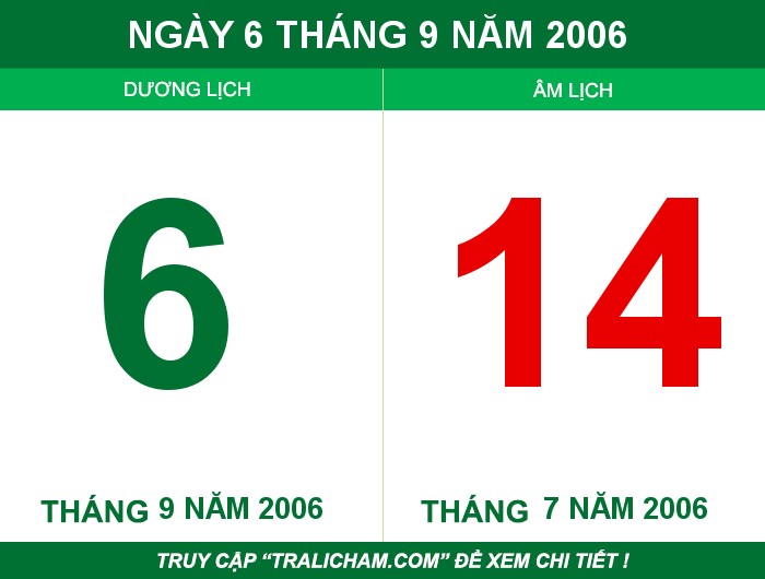Ngày 6 tháng 9 năm 2006