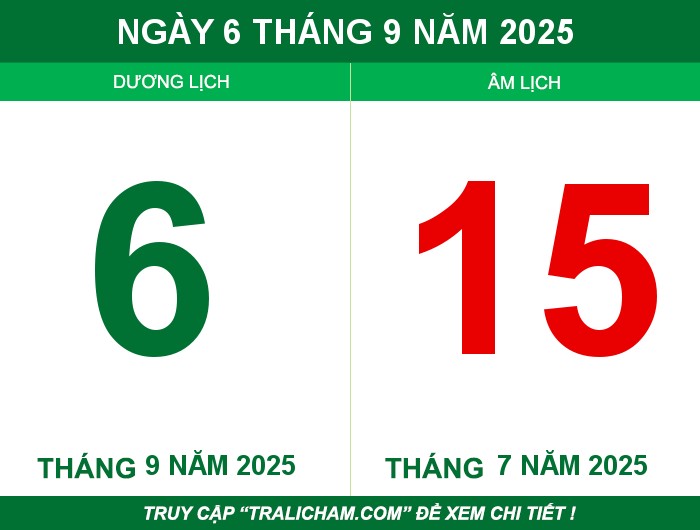 Ngày 6 tháng 9 năm 2025