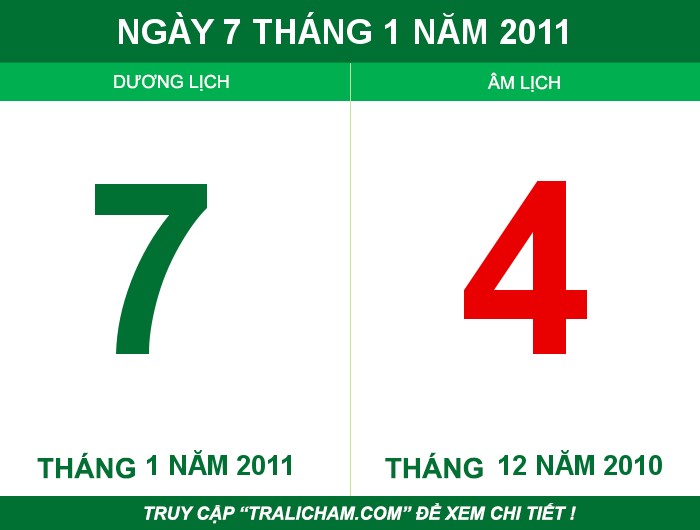 Ngày 7 tháng 1 năm 2011