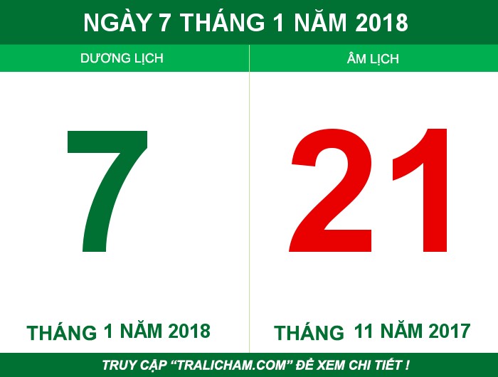 Ngày 7 tháng 1 năm 2018