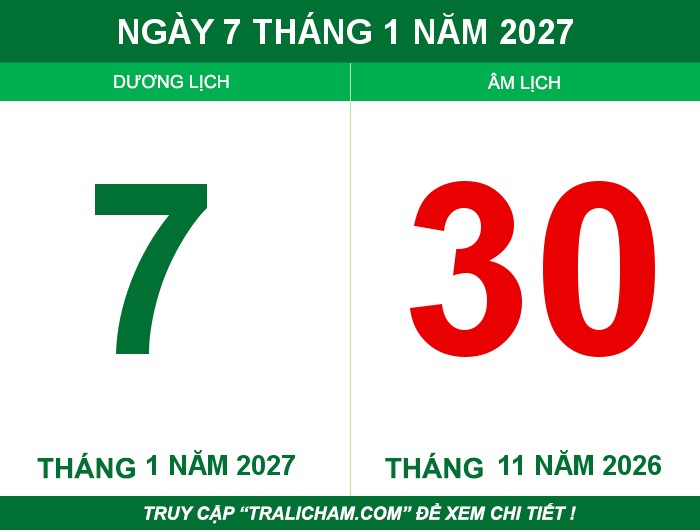 Ngày 7 tháng 1 năm 2027