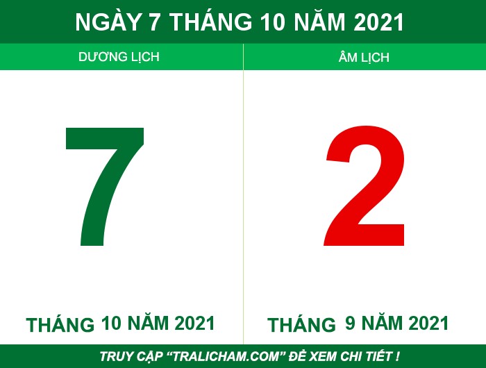 Ngày 7 tháng 10 năm 2021