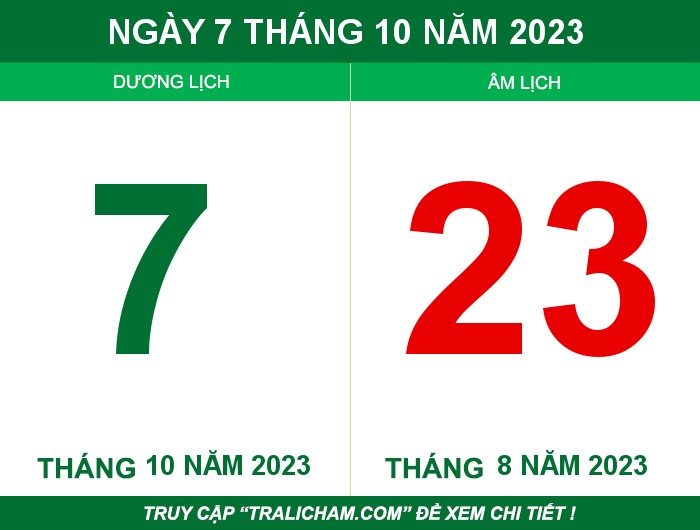 Ngày 7 tháng 10 năm 2023