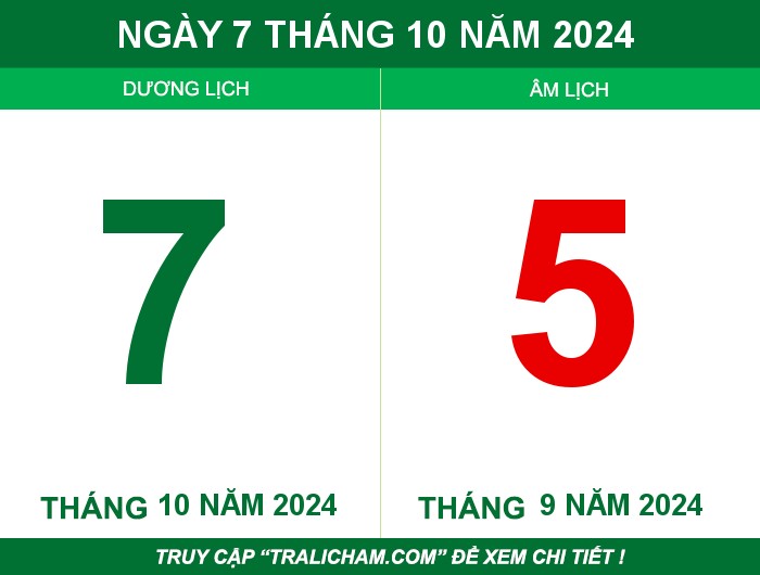 Ngày 7 tháng 10 năm 2024