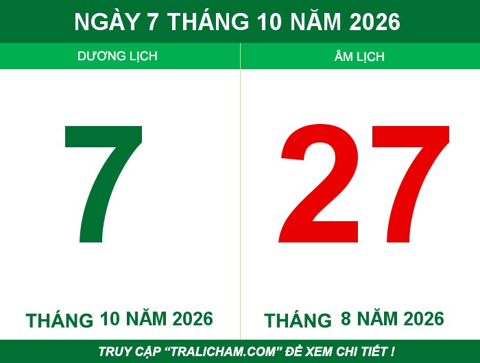 Ngày 7 tháng 10 năm 2026