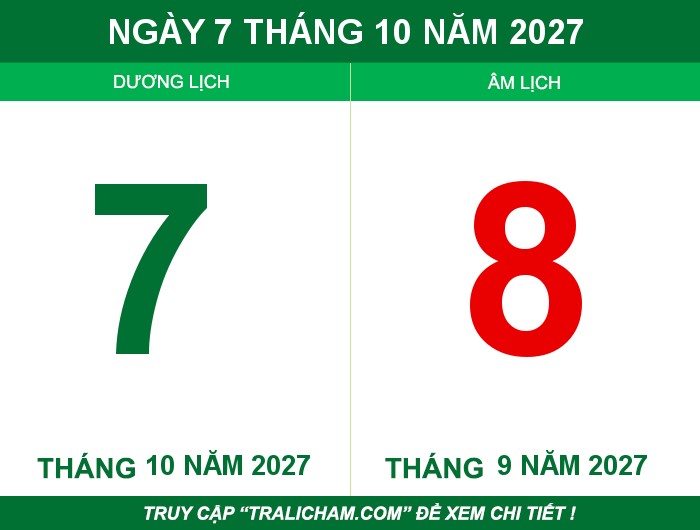 Ngày 7 tháng 10 năm 2027