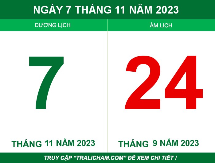 Ngày 7 tháng 11 năm 2023