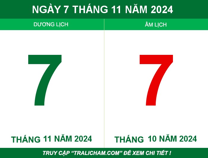 Ngày 7 tháng 11 năm 2024