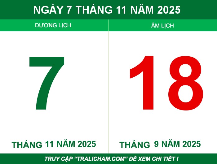 Ngày 7 tháng 11 năm 2025