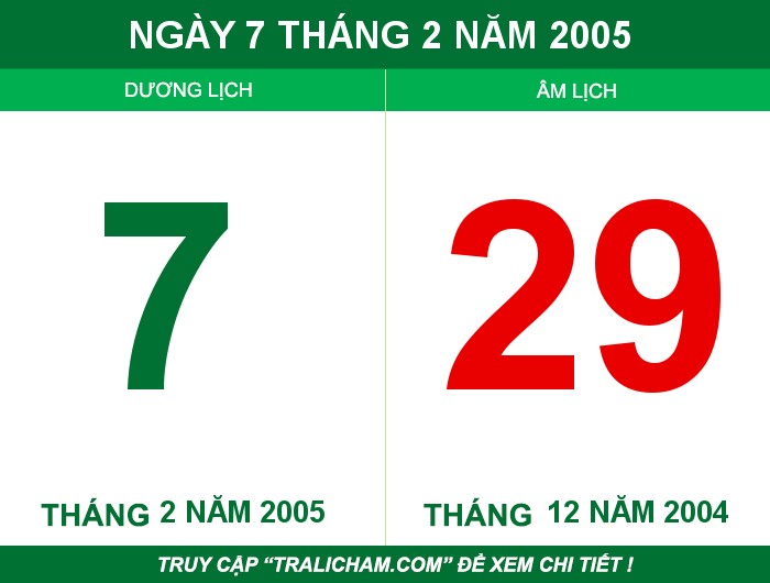 Ngày 7 tháng 2 năm 2005