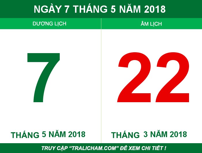 Ngày 7 tháng 5 năm 2018