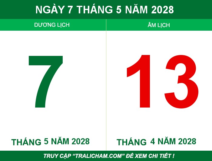 Ngày 7 tháng 5 năm 2028