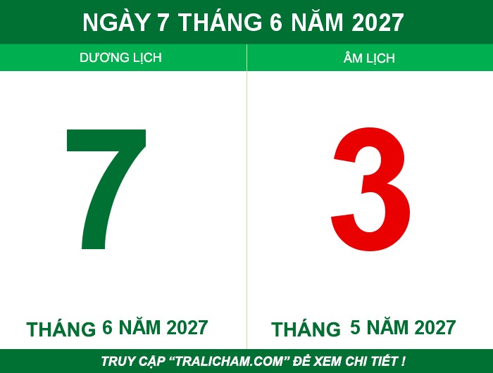 Ngày 7 tháng 6 năm 2027