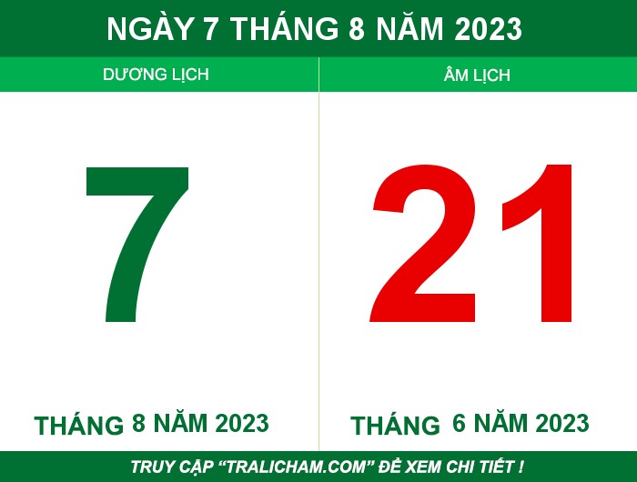 Ngày 7 tháng 8 năm 2023