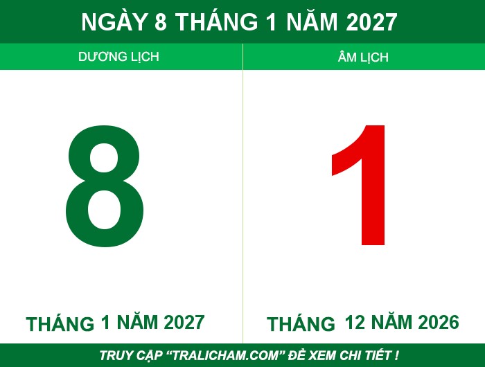 Ngày 8 tháng 1 năm 2027