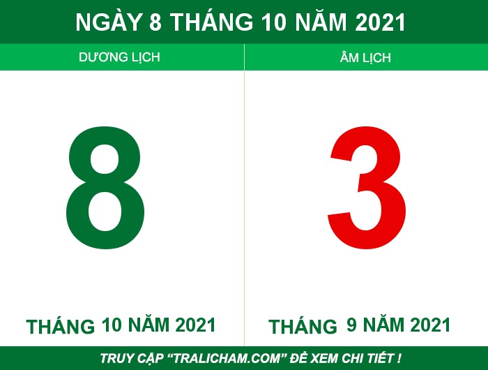Ngày 8 tháng 10 năm 2021