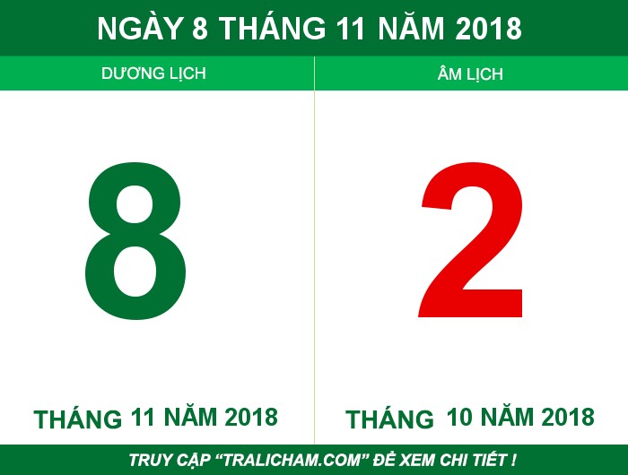 Ngày 8 tháng 11 năm 2018